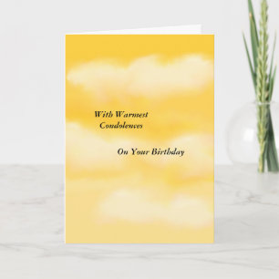 Birthday Sympathy Card