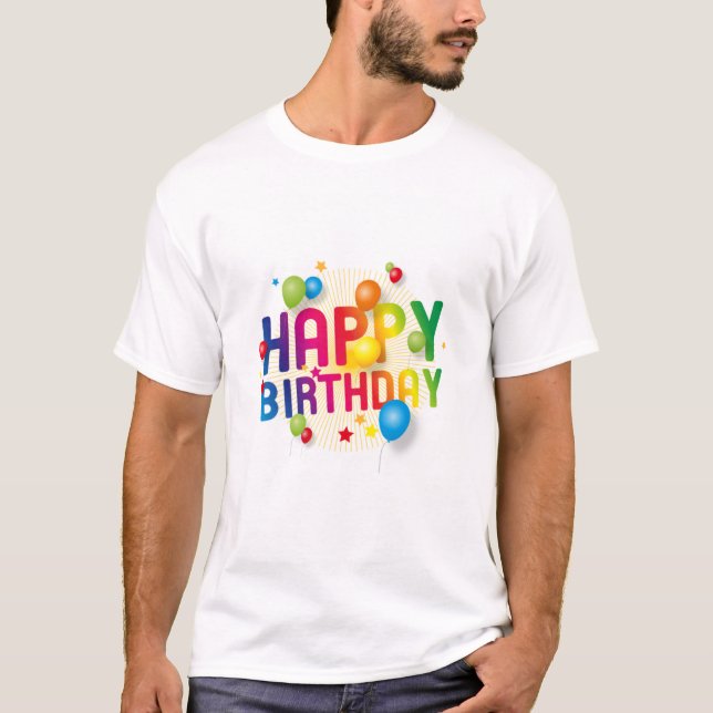 Birthday t-shirt shirt (Front)