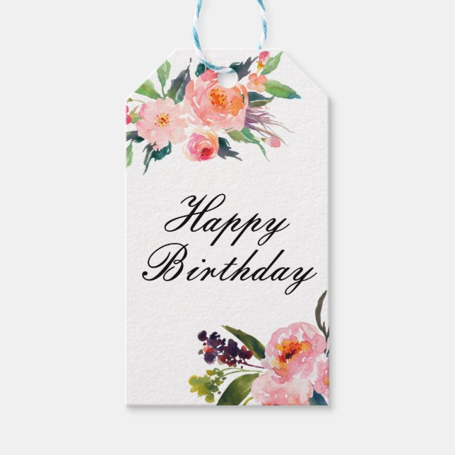 Birthday Tag (Front)