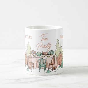 Birthday tea party girls cute mug