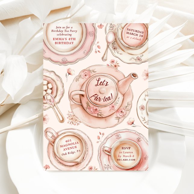 Birthday Tea Party Invitation (Creator Uploaded)