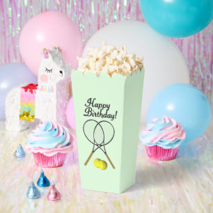 Birthday Tennis Green Sports Favour Box