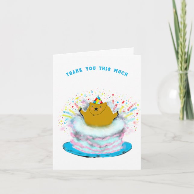 Birthday Thank You Card (Front)