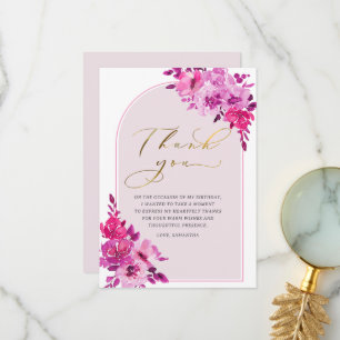 Birthday Thank You Cards for Adults