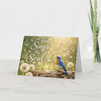 Birthday 'Then Sings My Soul' with Bluebird