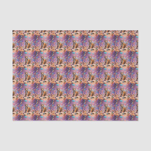 Birthday Tiger Tissue Paper (Front)