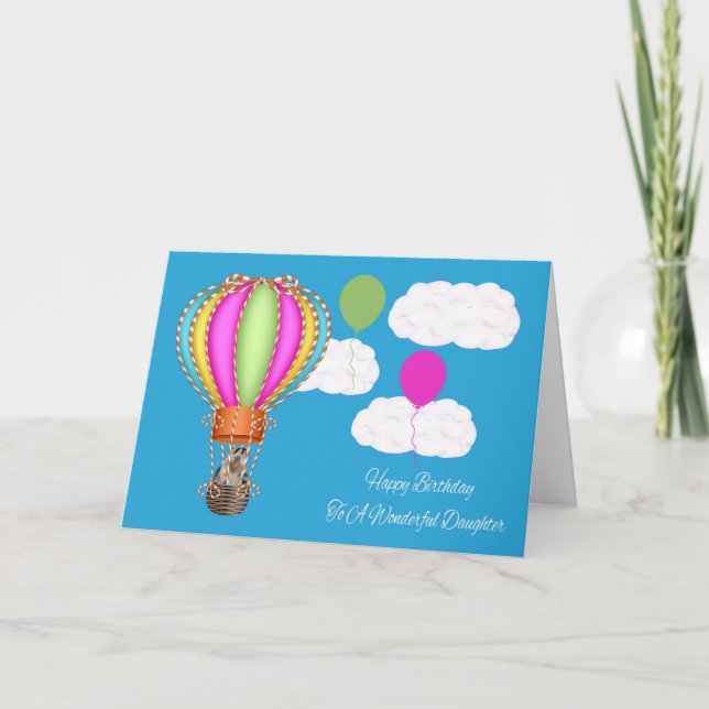 Birthday To Daughter Greeting Card (Front)