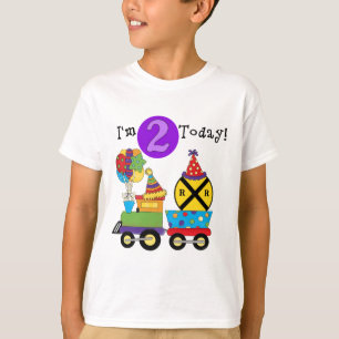 Birthday Train 2nd Birthday T-shirts and Gifts