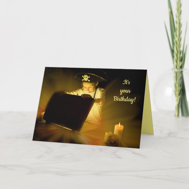 Birthday Treasure Card (Front)