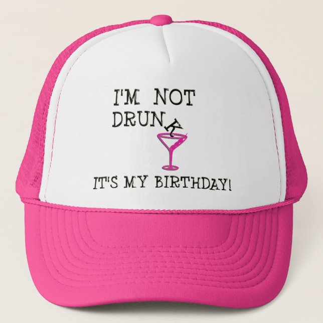 BIRTHDAY TRUCKER HAT (Front)