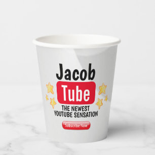 Birthday Tube Paper Cup