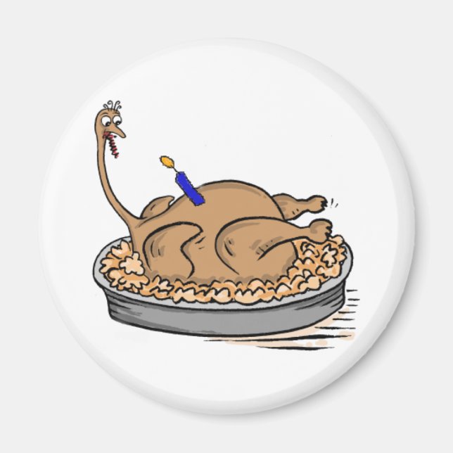 birthday turkey magnet (Front)