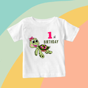 Birthday turtle  baby T-Shirt