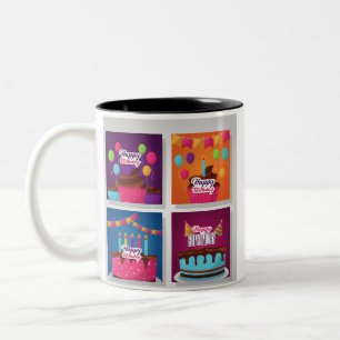 Birthday Two-Tone Coffee Mug