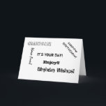 Birthday, Uncle, words for a grandson. Card<br><div class="desc">Cool,  birthday sayings for a grandson.</div>