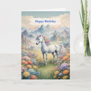 Birthday Unicorn  Card