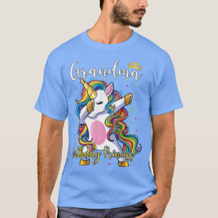 Birthday Unicorn Grandma of the Birthday Princess T-Shirt