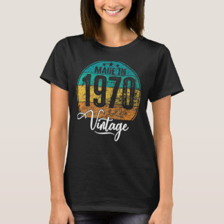 Birthday vintage birth year 1970 birthday birthday T-Shirt