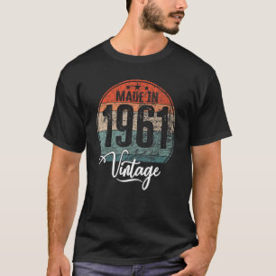 Birthday Vintage Birthday Year 1961 Birthday Birth T-Shirt