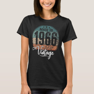 Birthday Vintage Birthday Year 1966 Birthday Birth T-Shirt