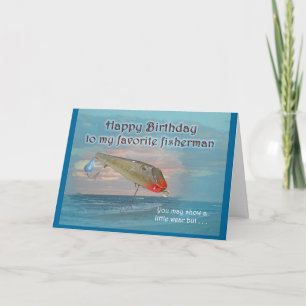 Birthday Vintage Fishmaster Sylvester Flaptail Card