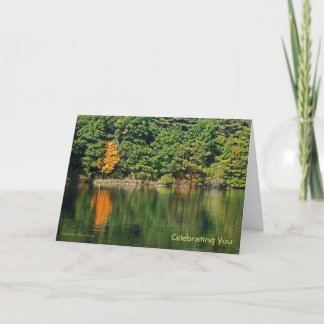 Birthday: Walden Pond Card