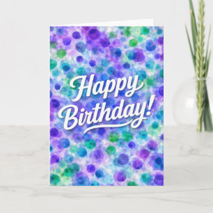 Birthday Watercolor Card