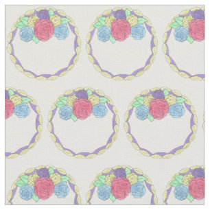 Birthday Wedding Celebration Cake Frosting Roses Fabric