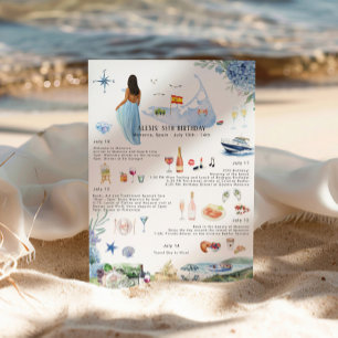 Birthday Weekend Itinerary   Menorca Invitation