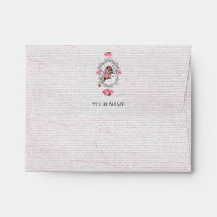 Birthday - White Linen - Envelope