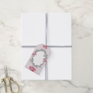 Birthday - White Linen - Gift Tag