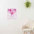 Birthday white pink balloons girl welcome party