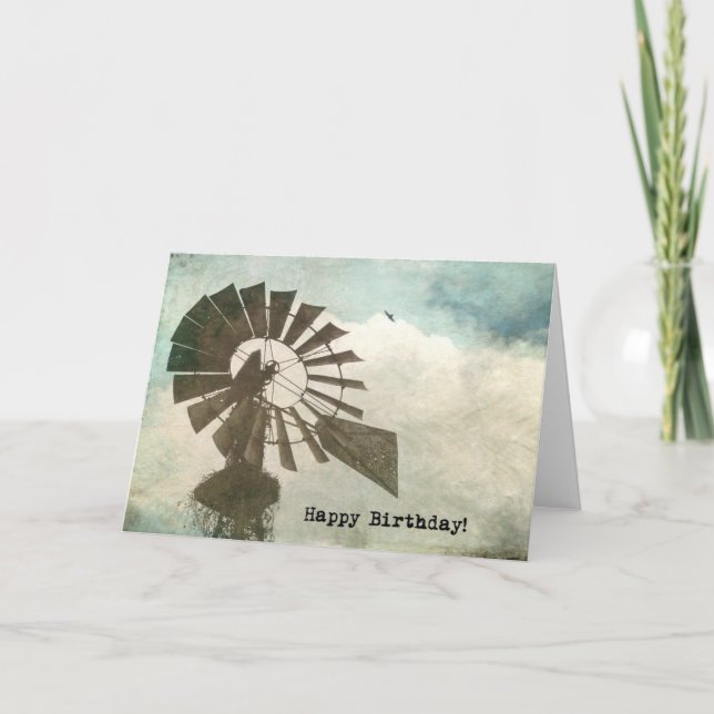 Birthday Windmill Card (Front)