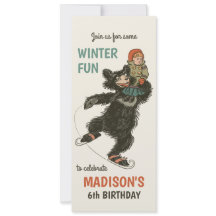 Birthday Winter fun Denslow's Three Bears CC1244