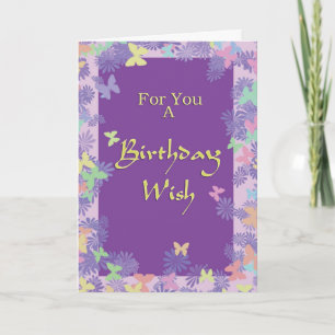 Birthday Wish Card