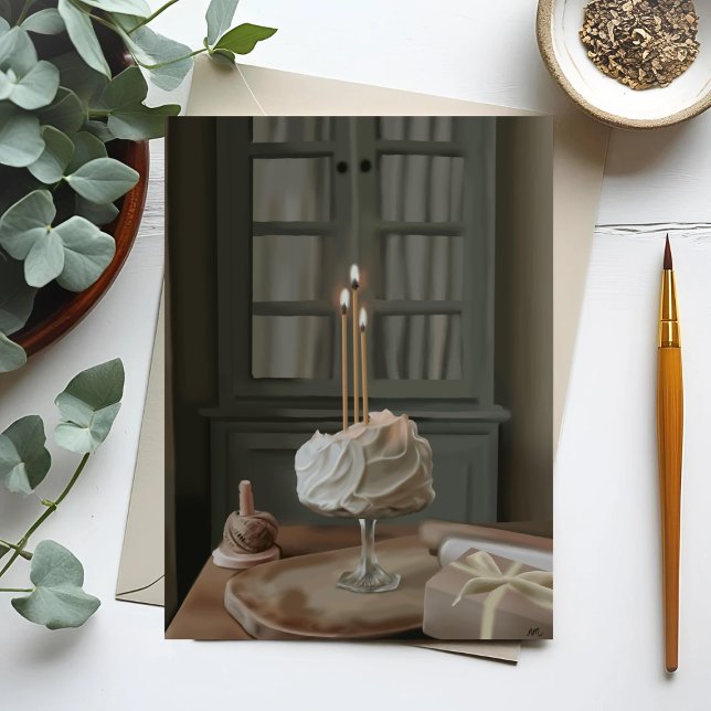 Birthday Wishes | Cake Painting Birthday Card (Creator Uploaded)