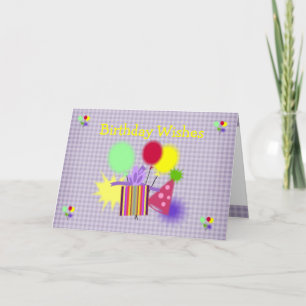 Birthday Wishes Card