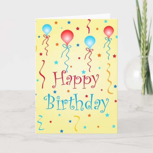 Birthday wishes - Card (Front)