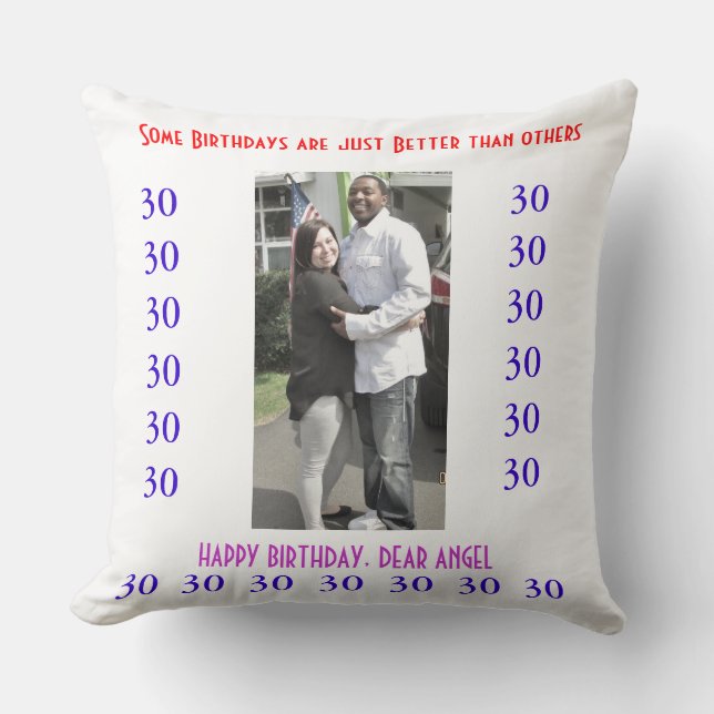 BIRTHDAY WISHES CUSHION (Front)