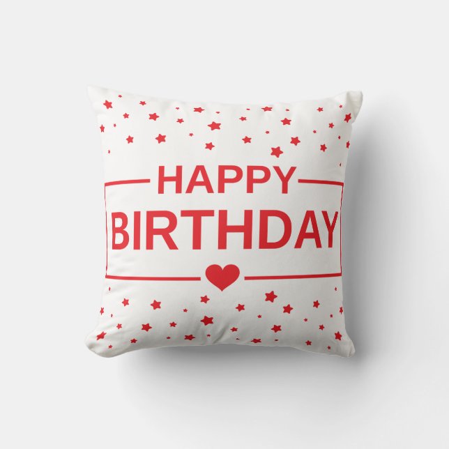 Birthday Wishes Pillow (Front)
