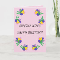 Birthday wishes Special Niece