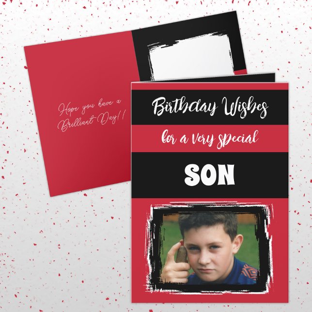Birthday wishes special son red card (Creator Uploaded)