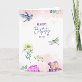 Birthday Wishing card