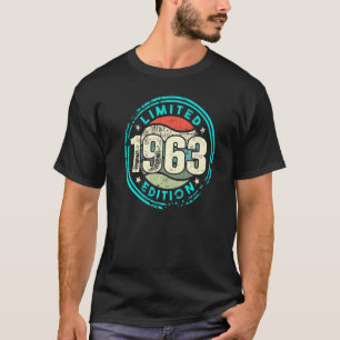 Birthday With And Born In 1963 Vintage T-Shirt