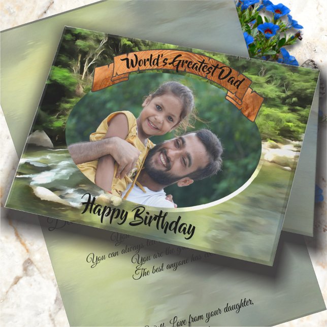 Birthday World's Greatest Dad River South 0365 Card (Creator Uploaded)