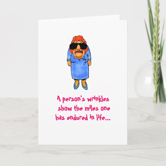 Birthday Wrinkles Card (Front)