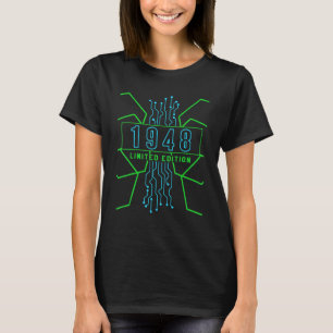 Birthday Year 1948 Gaming Nerd Computer T-Shirt