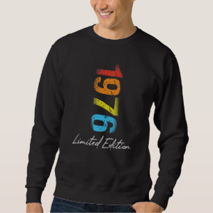 Birthday Year 1976 Used Grunge Vintage Sweatshirt