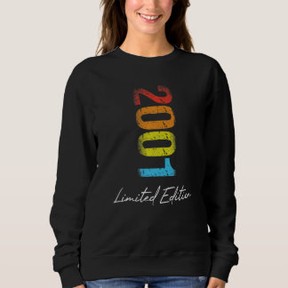 Birthday Year 2001  Used Grunge Vintage Sweatshirt
