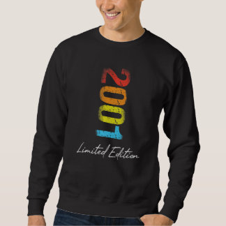 Birthday Year 2001  Used Grunge Vintage Sweatshirt